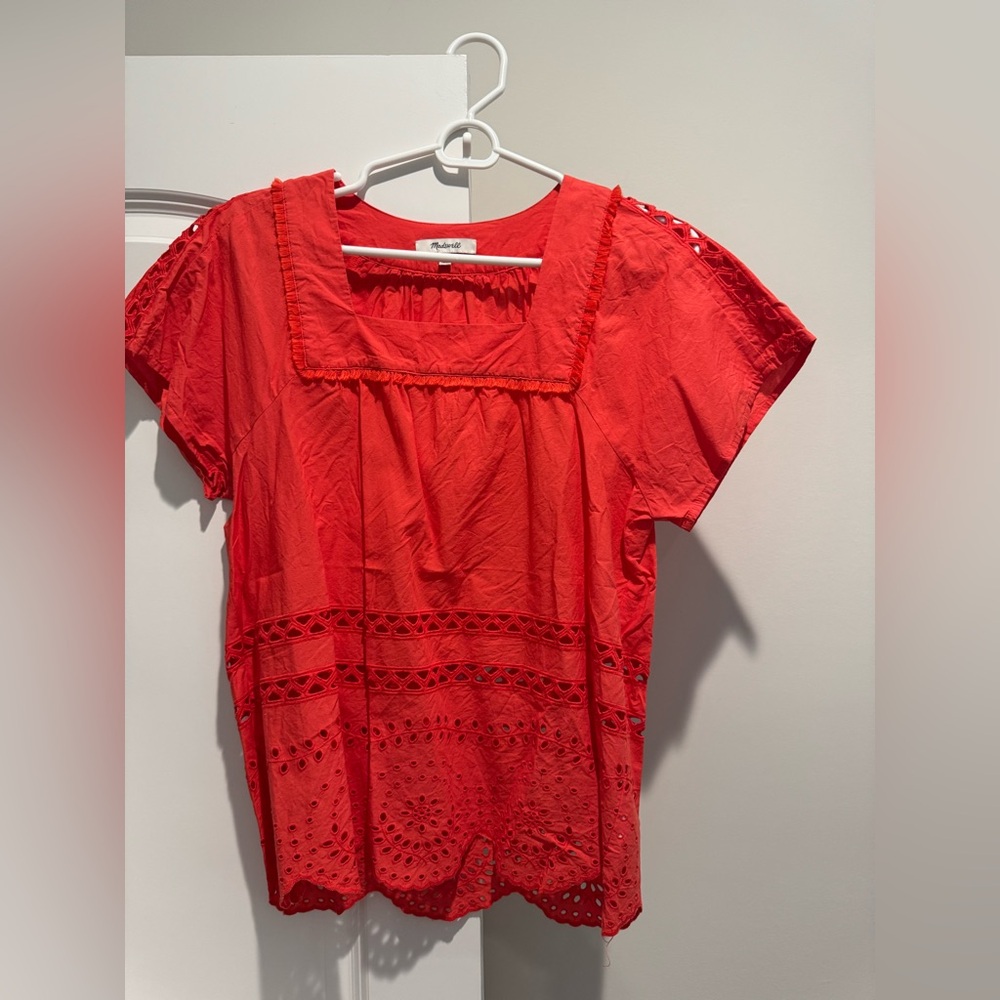 Madewell Eyelet Angelica Top